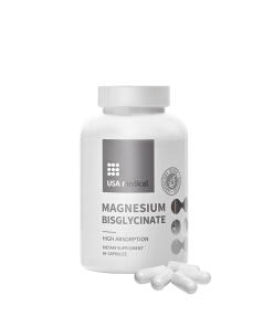USA medical Magnesium Bisglycinate (60 Capsules) - Eco Supplements CZ