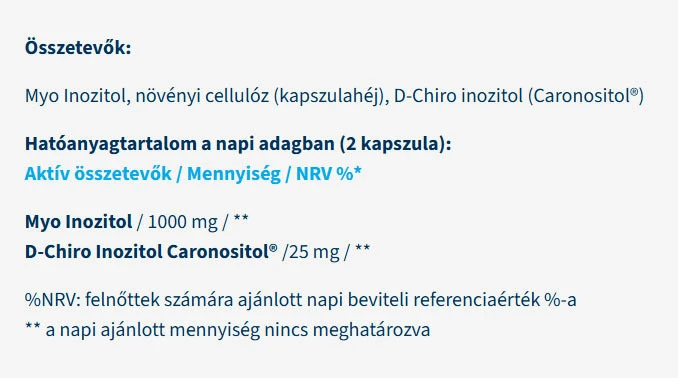 USA medical Myo & D-Chiro Inositol 60 Kapsle - Obrázek 2