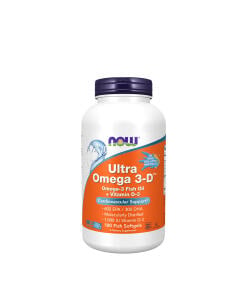 Ultra Omega 3-D with Vitamin D-3 - 180 softgels - Eco Supplements CZ