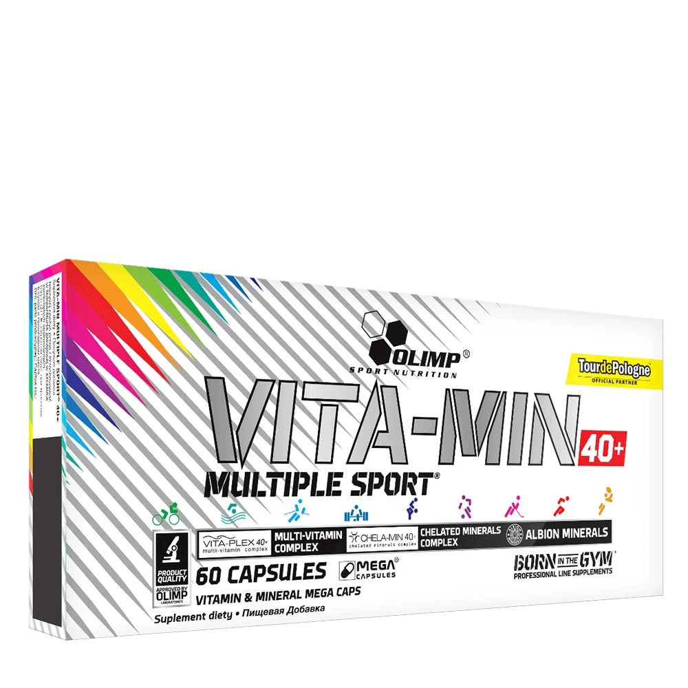 Vita-Min Multiple Sport 40+ - 60 caps - Eco Supplements CZ
