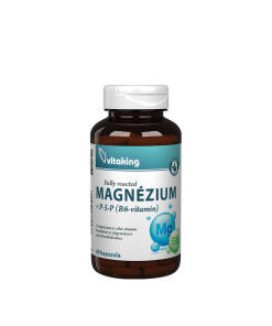 Vitaking Magnesium Bisglycinate + Vitamin B6 (P5P) (60 Capsules) - Eco Supplements CZ
