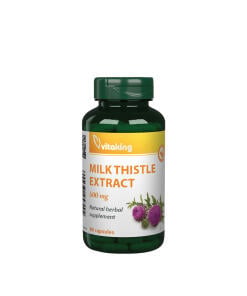 Vitaking Milk Thistle extract 500 mg  (80 Capsules) - Eco Supplements CZ