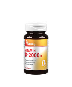 Vitaking Vitamin D-2000 (90 Softgels) - Eco Supplements CZ