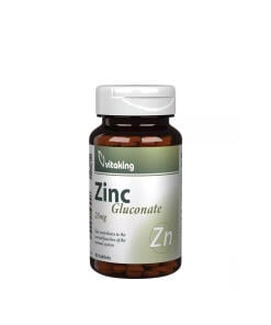 Vitaking Zinc Gluconate 25 mg (90 Tablets) - Eco Supplements CZ