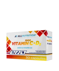 Vitamin C 1000 + D3 - 30 caps - Eco Supplements CZ