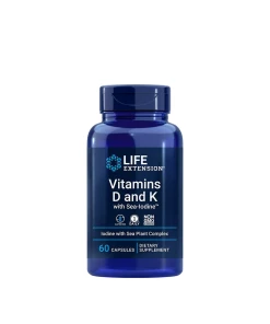 Vitamins D and K with Sea-Iodine - 60 caps - Eco Supplements CZ