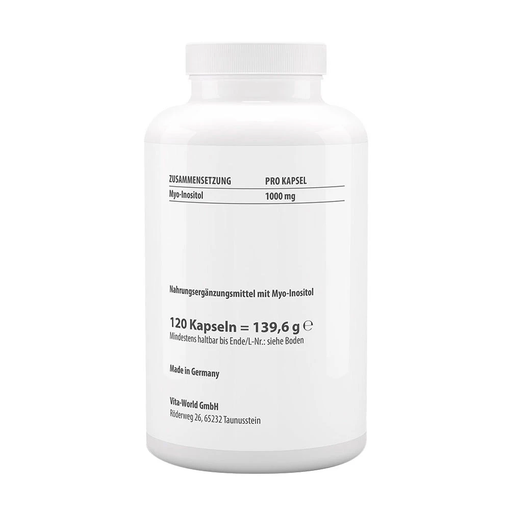 Vitaworld Myo-Inositol 1000 mg 120 Kapsle - Obrázek 2