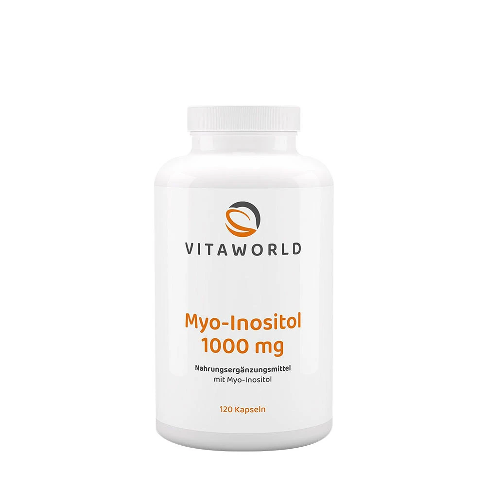 Vitaworld Myo-Inositol 1000 mg (120 Capsules) - Eco Supplements CZ