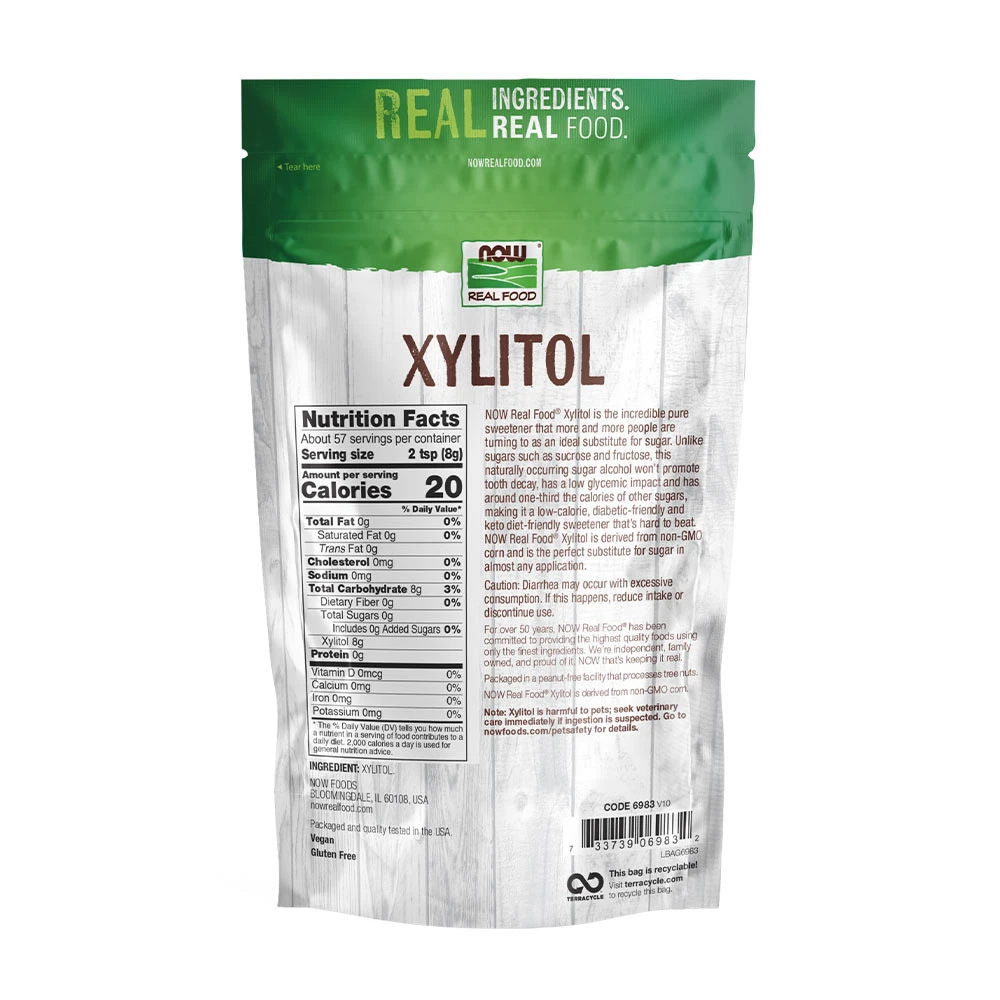 NOW Foods Xylitol 454g - Obrázek 2